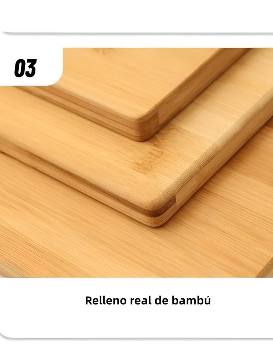 Set tabla para picar de bambú 3