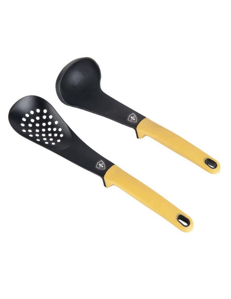 Batería de cocina de aluminio antiadherente minerales naturales 10 piezas 6