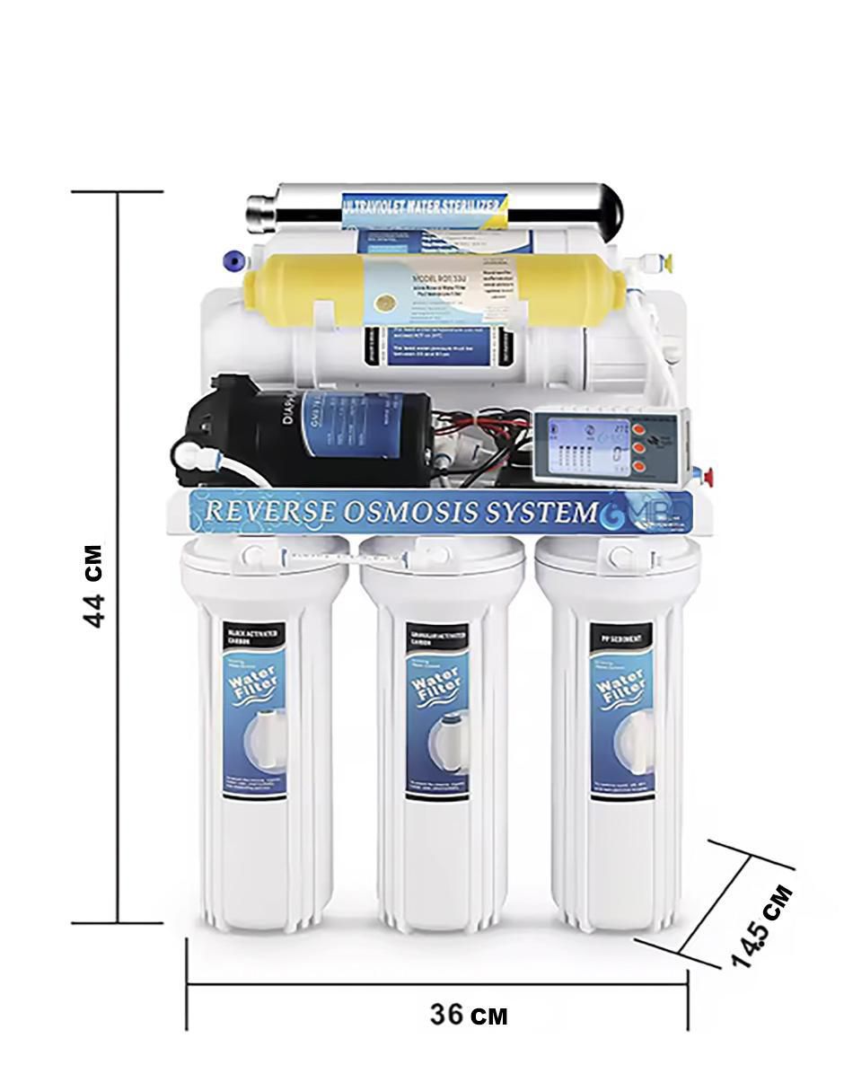 Filtro purificador de agua OI 7 Etapa Mineral Dis 4