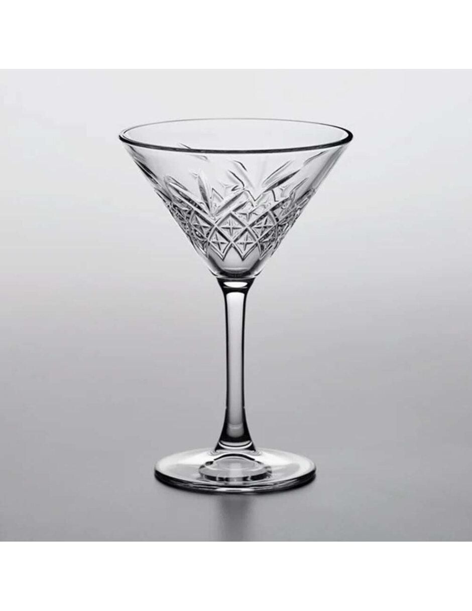 Set de copas para martini de vidrio 3