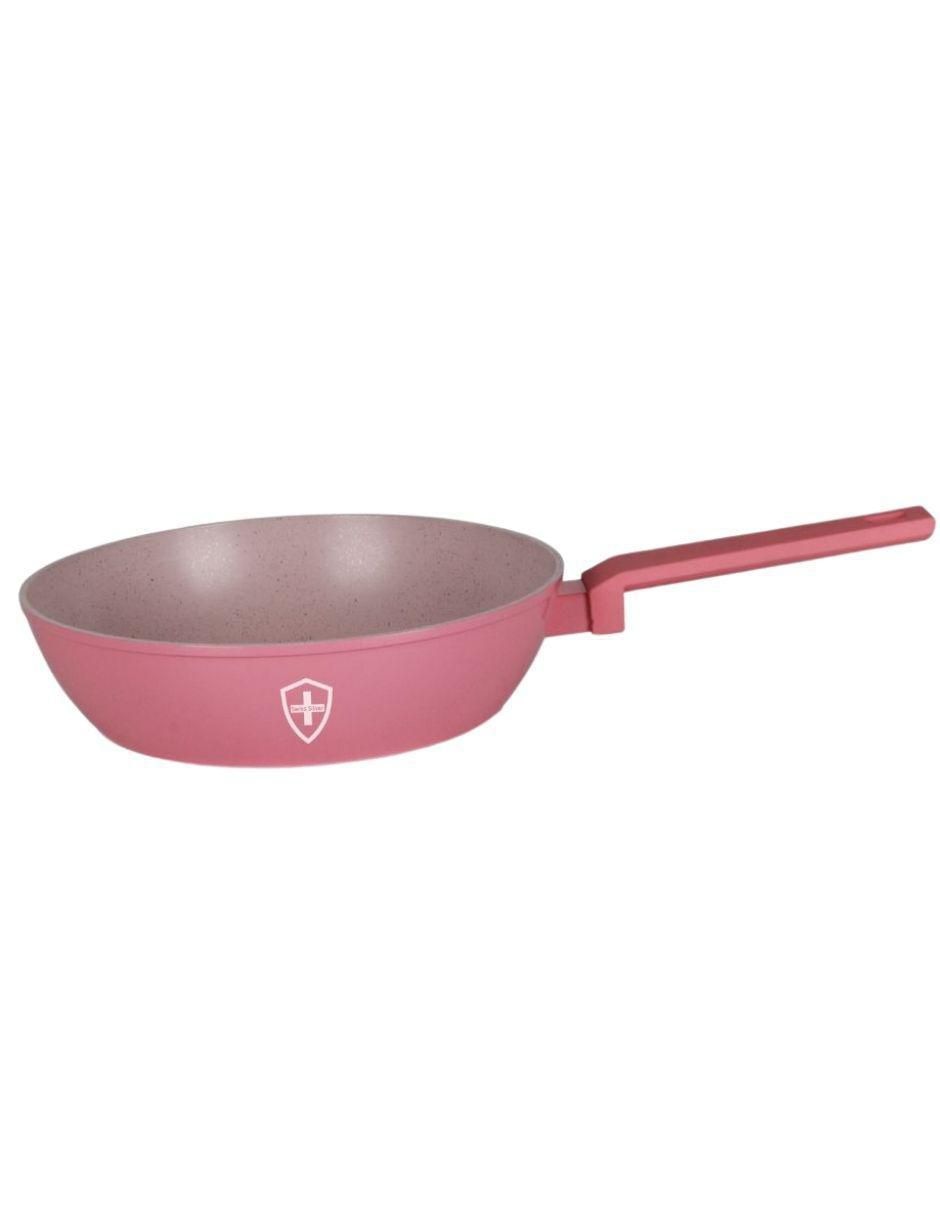 Batería de cocina de aluminio antiadherente minerales naturales 10 piezas 5
