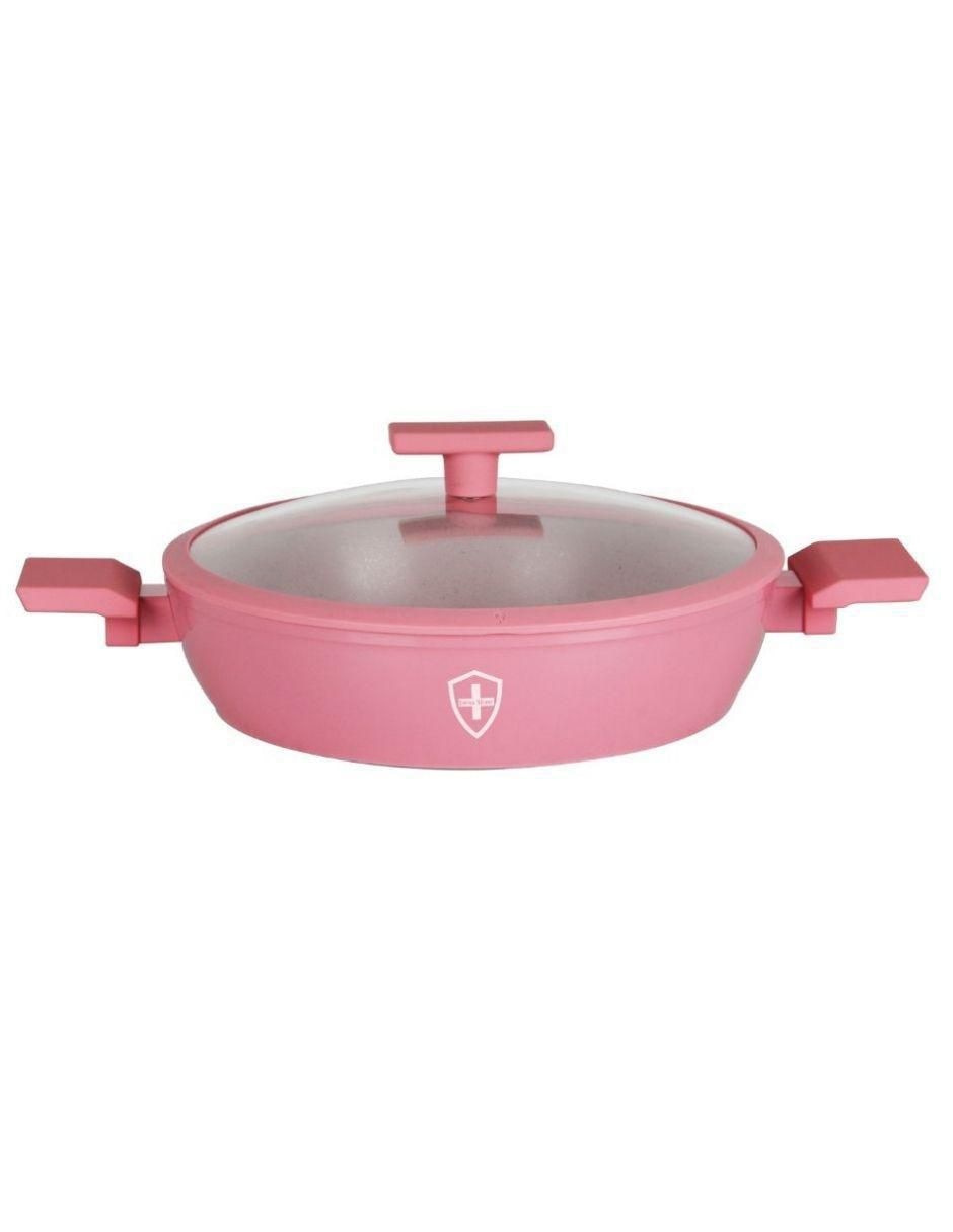 Batería de cocina de aluminio antiadherente minerales naturales 10 piezas 7