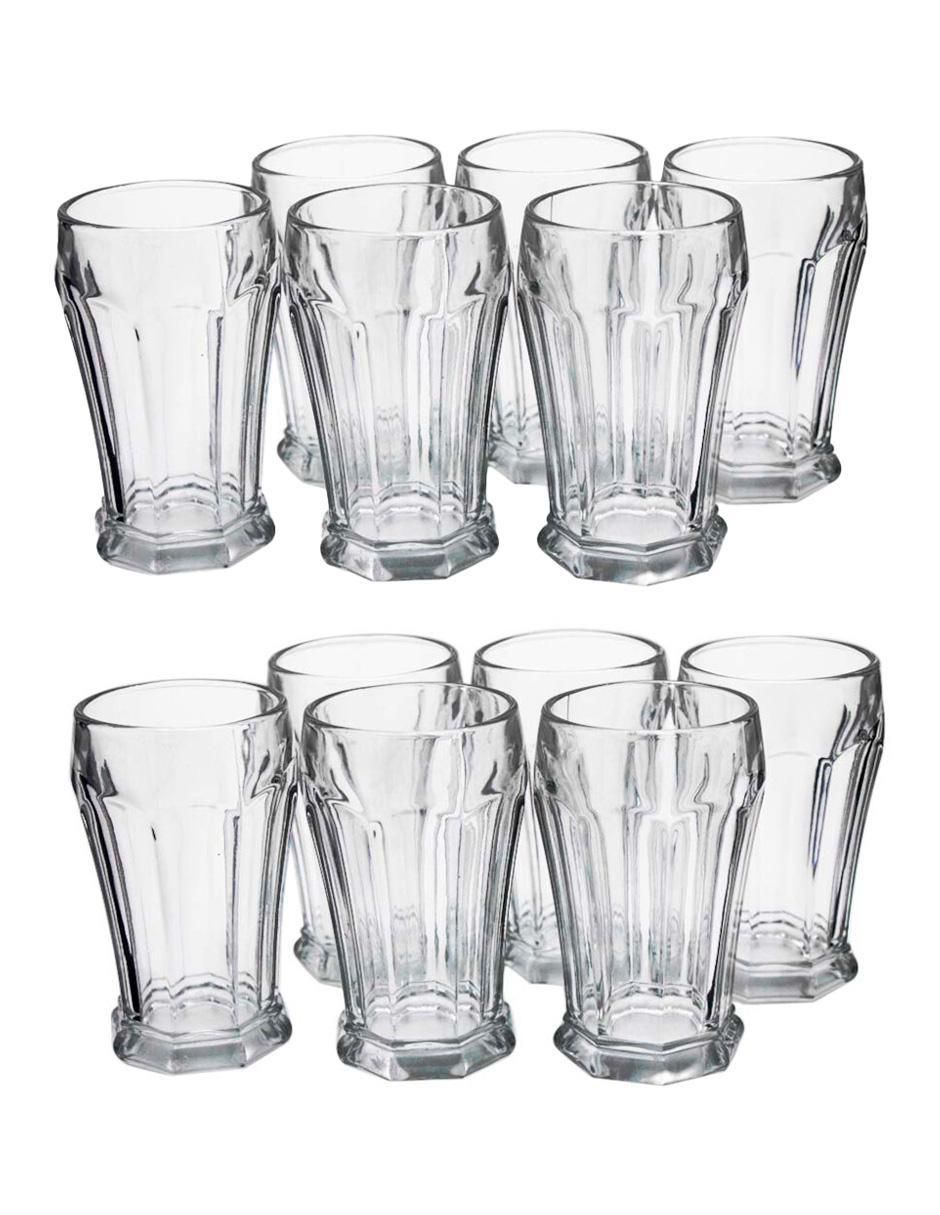 Set vasos de vidrio con 12 piezas Set vasos de vidrio con 12 piezas