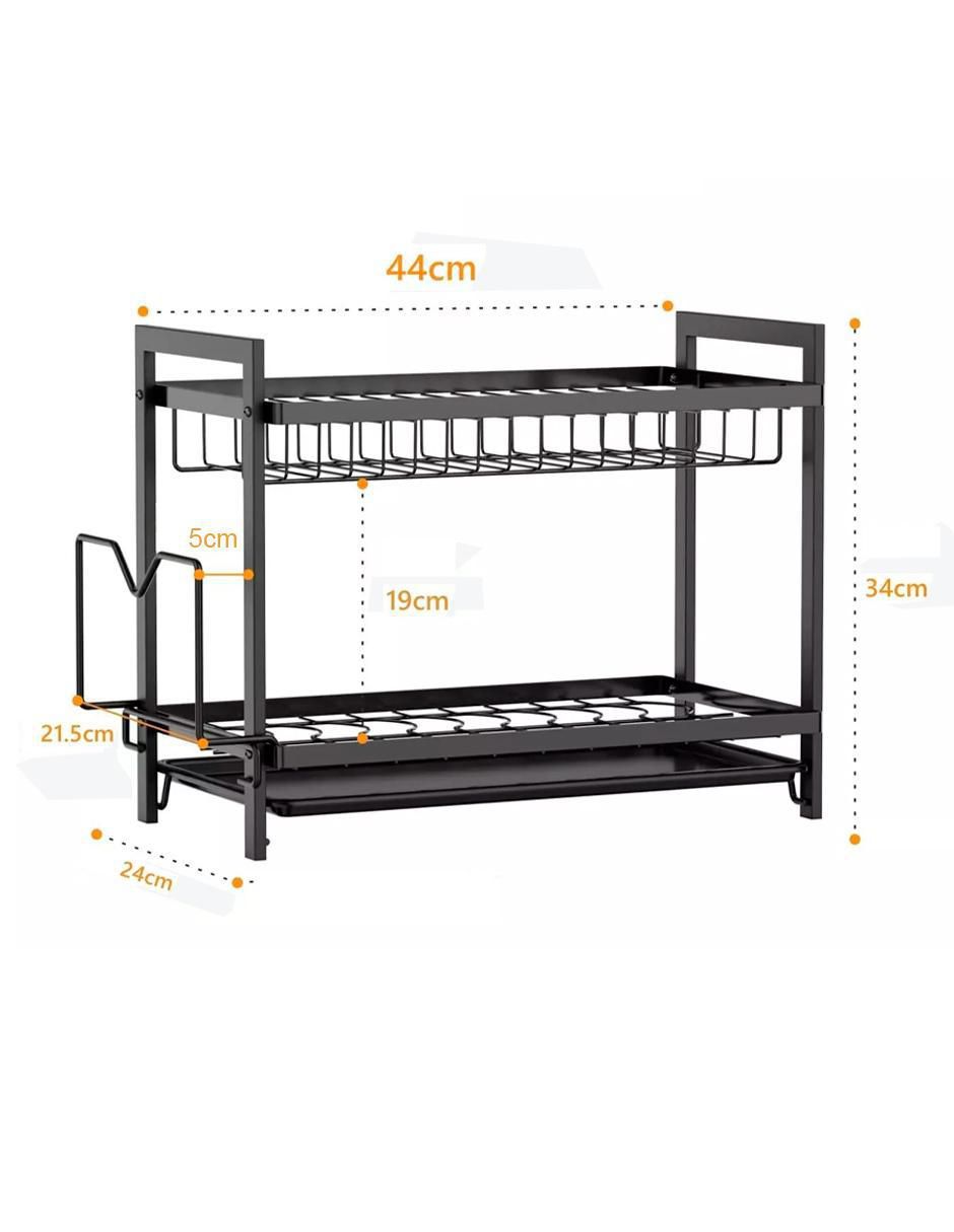 Escurridor de trastes Egokitchen de acero inoxidable 3