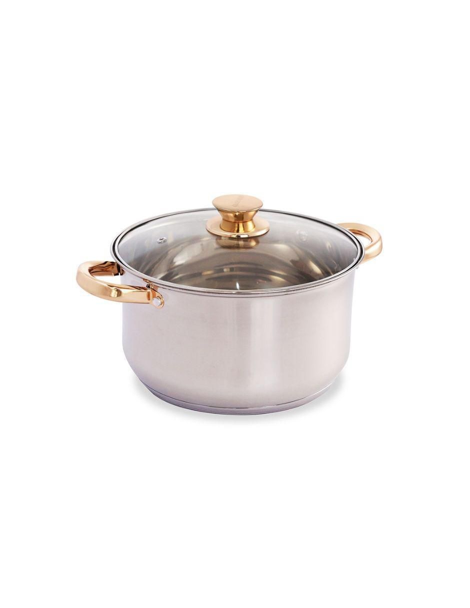 Batería de cocina de acero inoxidable antiadherente convencional 12 piezas 5