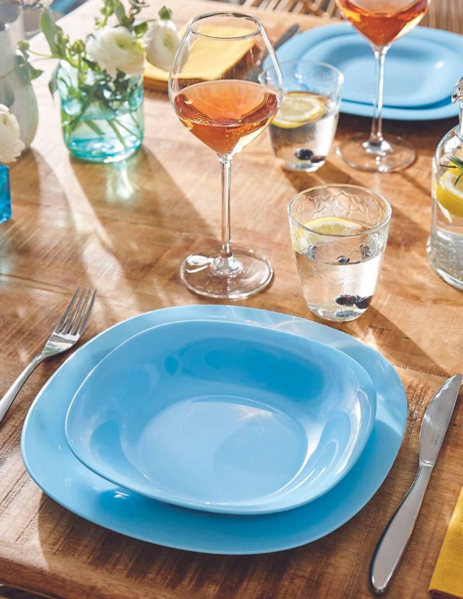 Plato sopa Luminarc Carine de vidrio 4 piezas 2