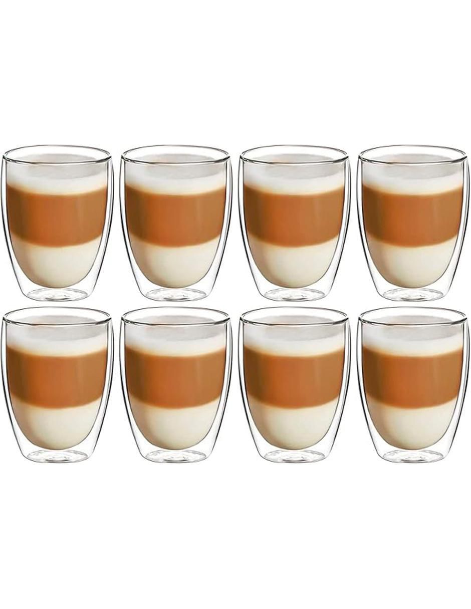 Set vasos Capucchino con 8 piezas