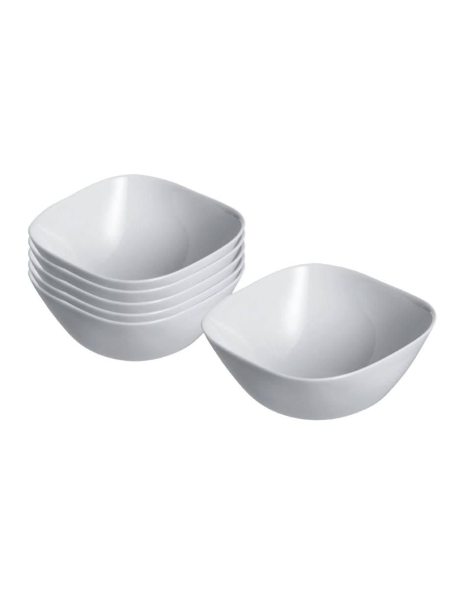 Plato ensalada Luminarc Carine de vidrio 4 piezas 4
