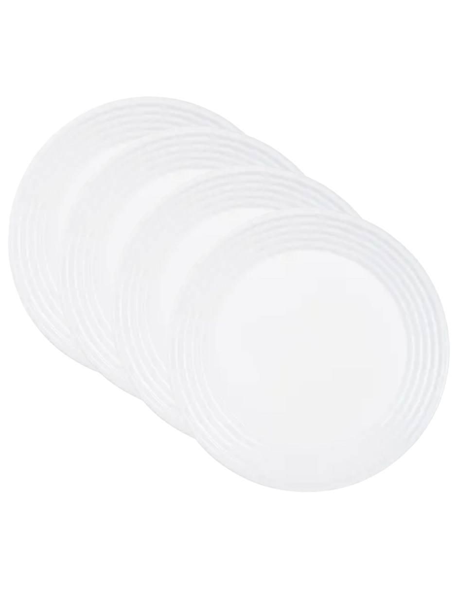 Plato postre Harena de vidrio 4 piezas