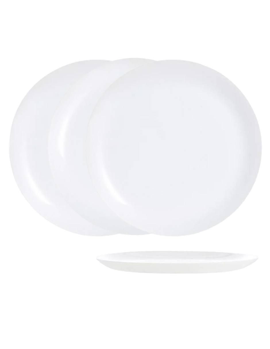 Plato postre Diwali de vidrio 4 piezas