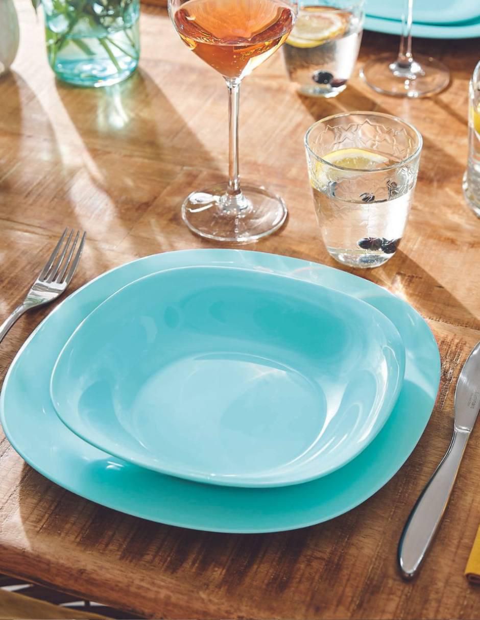 Plato sopa Luminarc Carine de vidrio 4 piezas 2