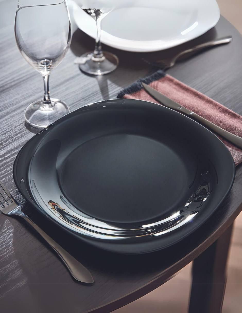 Plato trinche Carine de vidrio 4 piezas 2