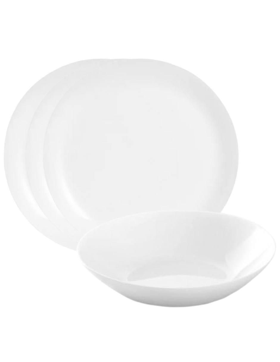 Plato sopa Luminarc Diwali de vidrio 4 piezas