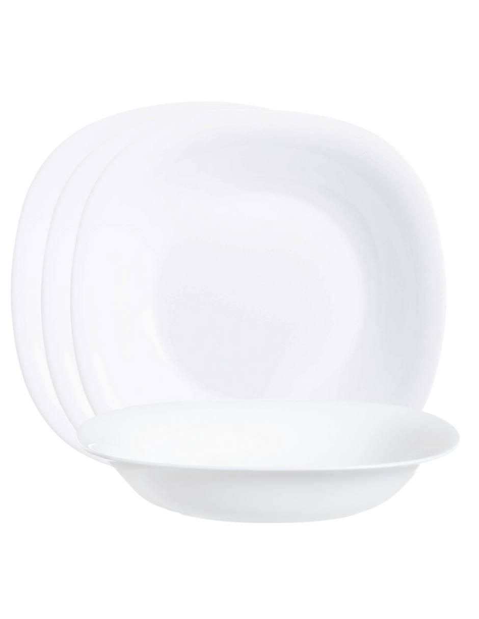 Plato sopa Luminarc Carine de vidrio 4 piezas