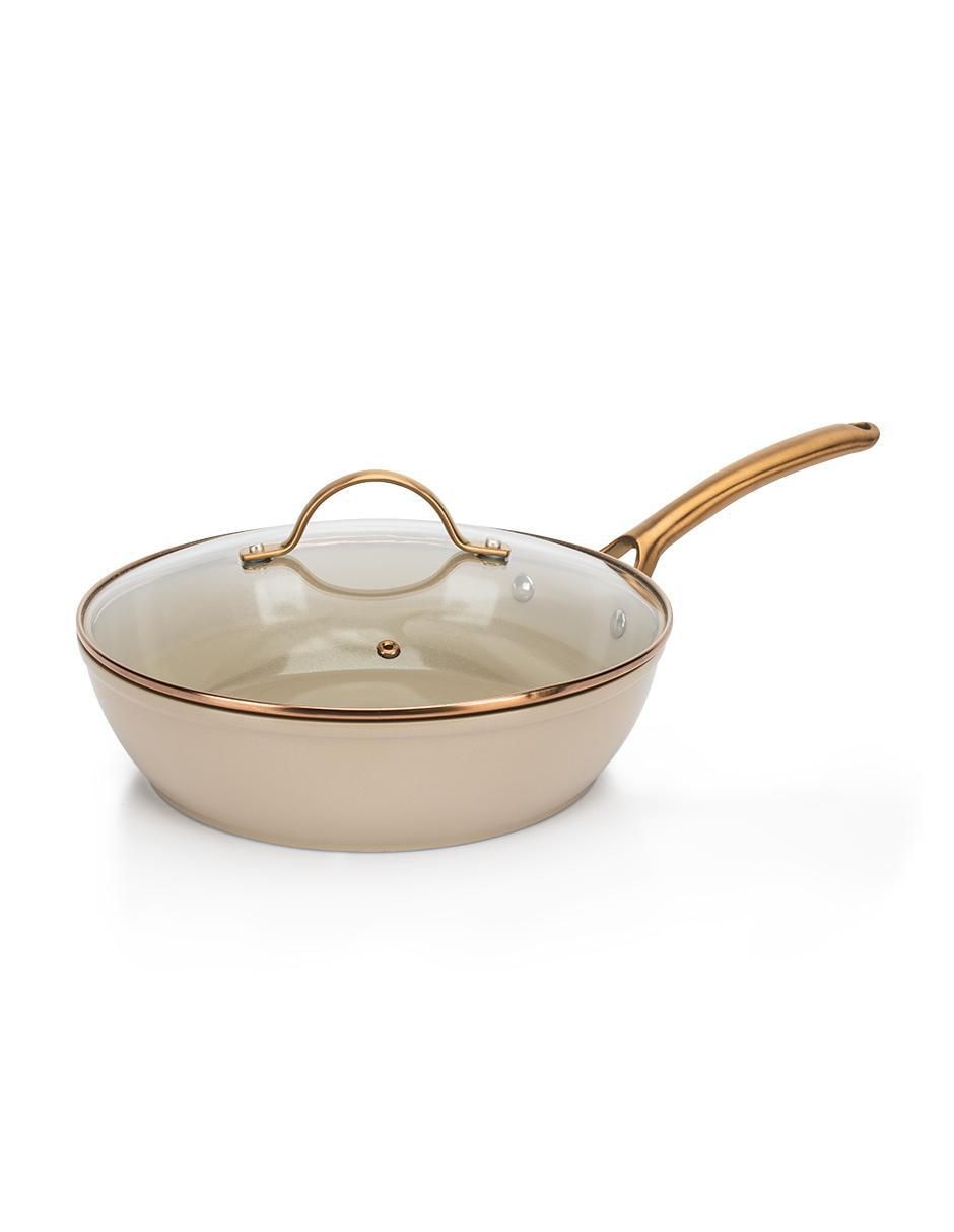 Sartén con tapa Cocina de aluminio forjado