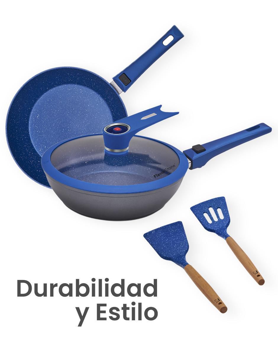 Batería de cocina Delux de acero inoxidable antiadherente combinado 13 piezas 4