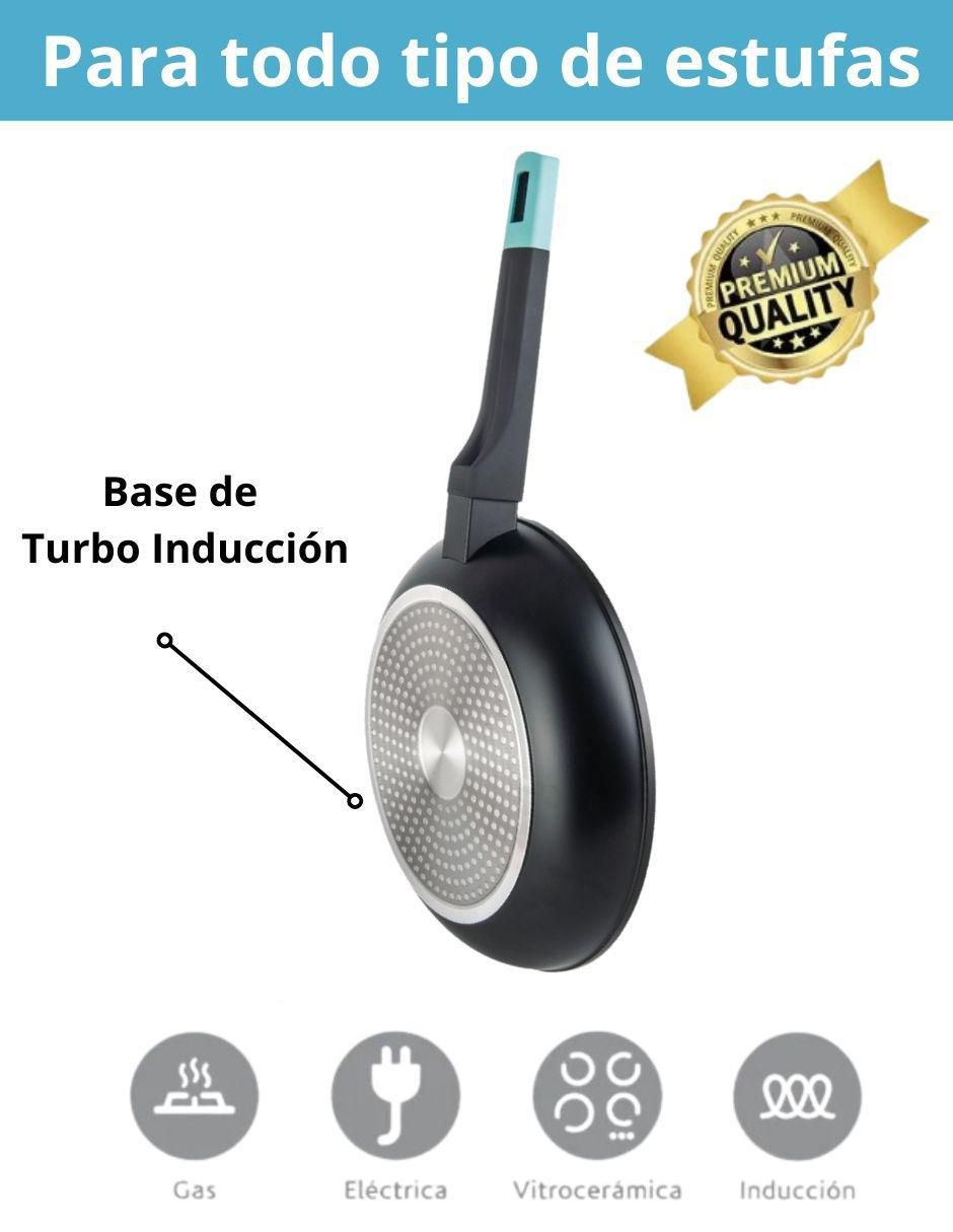 Set de sartenes Greblon de aluminio 3 piezas 5