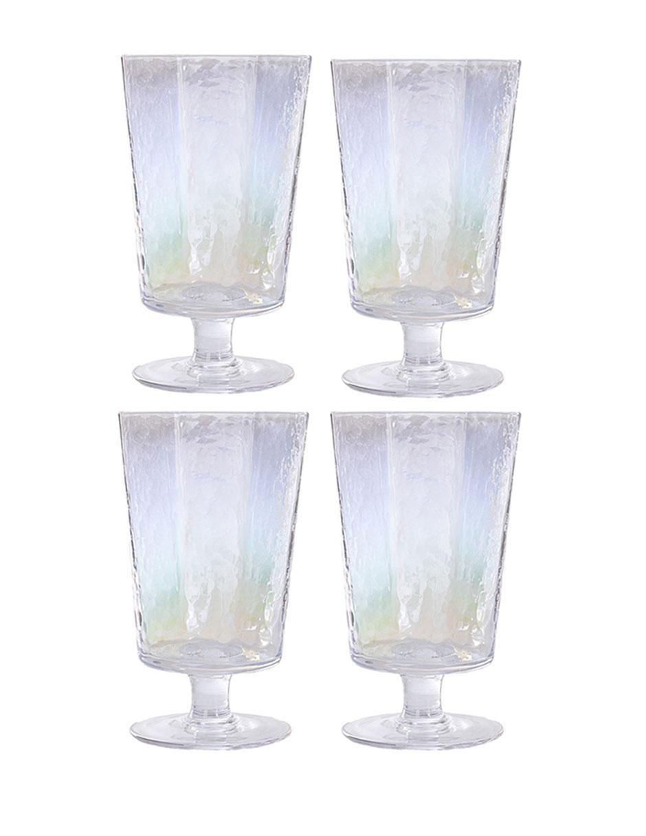 Set de copas para agua de vidrio 2