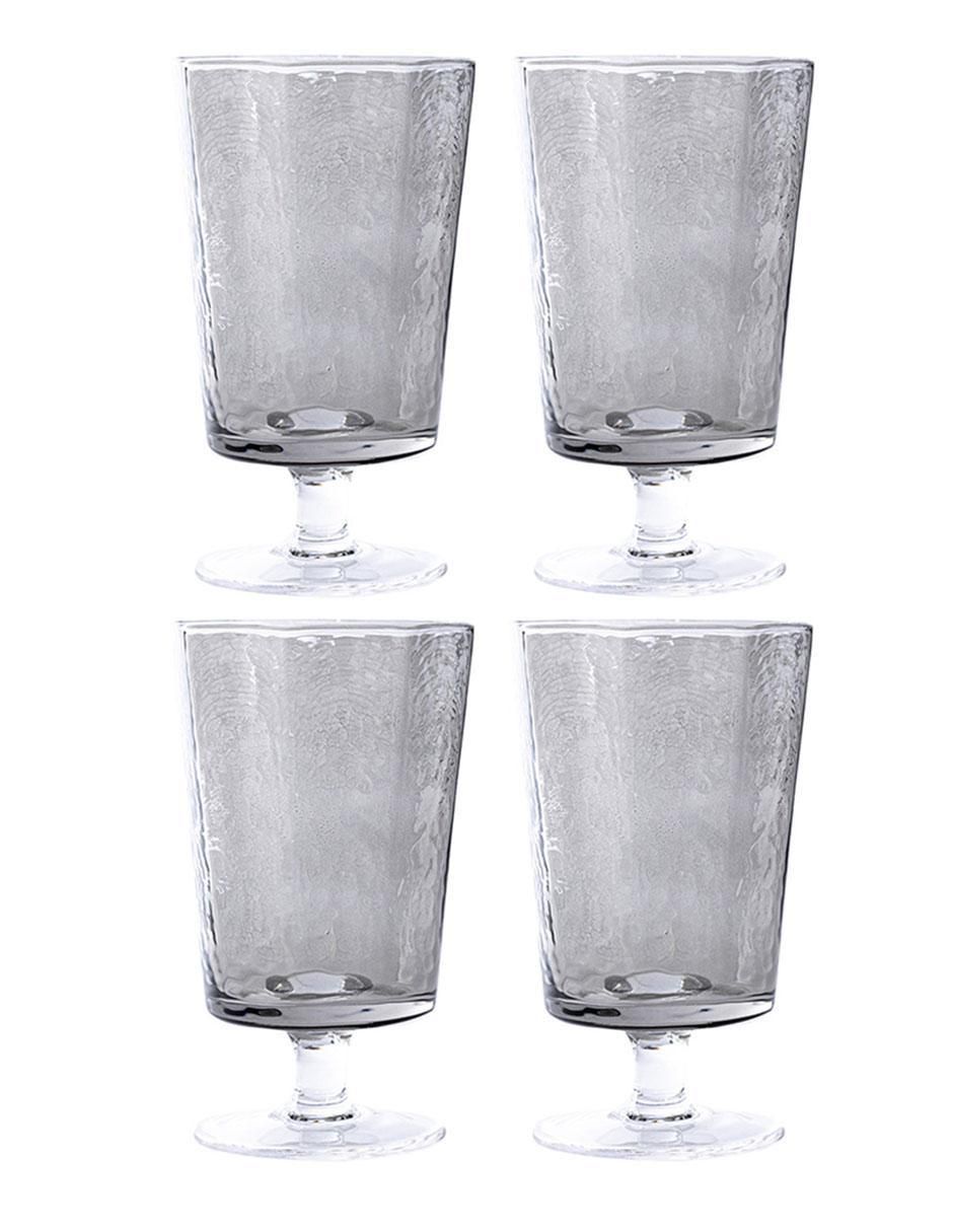 Set de copas para agua de vidrio 2