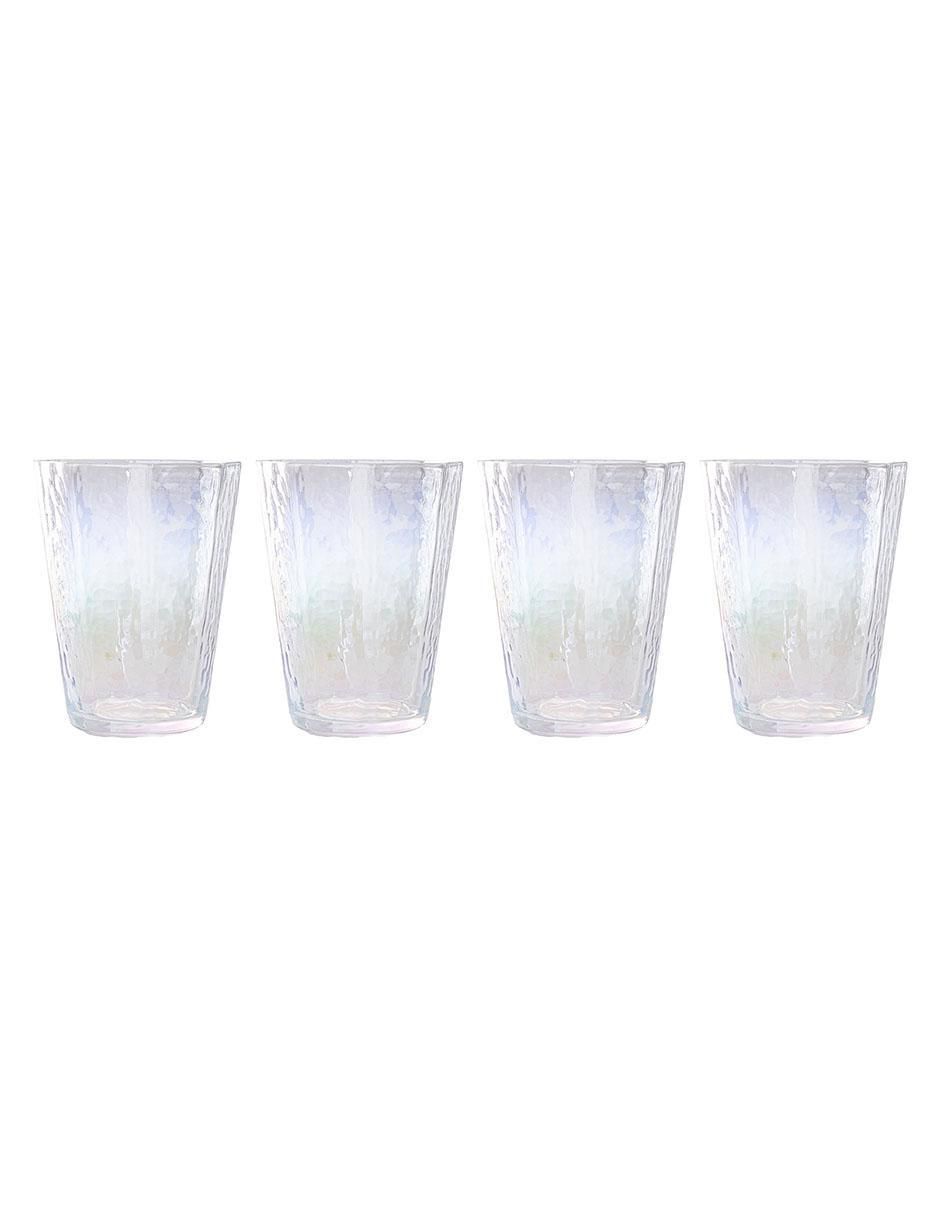 Set vasos de vidrio con 4 piezas Set vasos de vidrio con 4 piezas