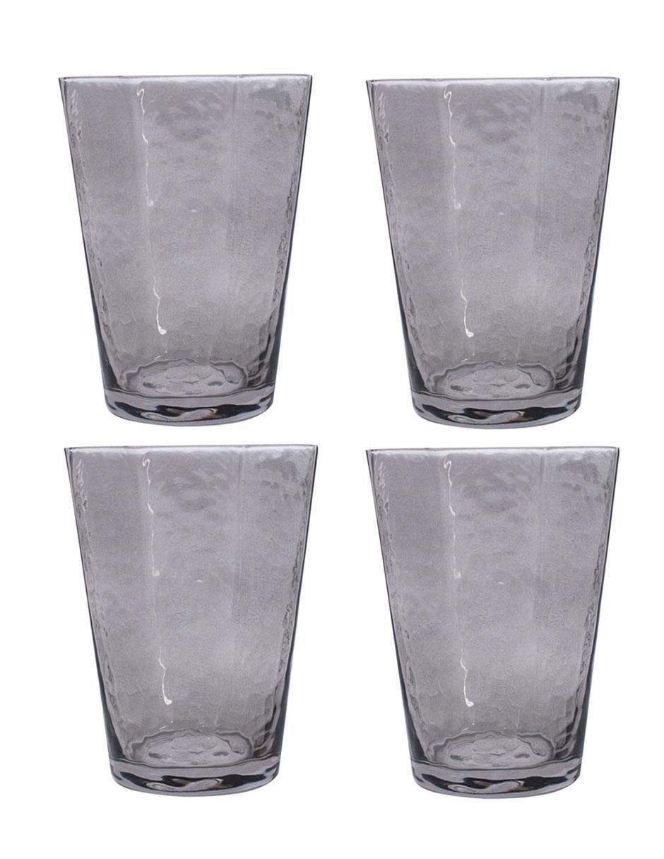 Set vasos de vidrio con 4 piezas Set vasos de vidrio con 4 piezas