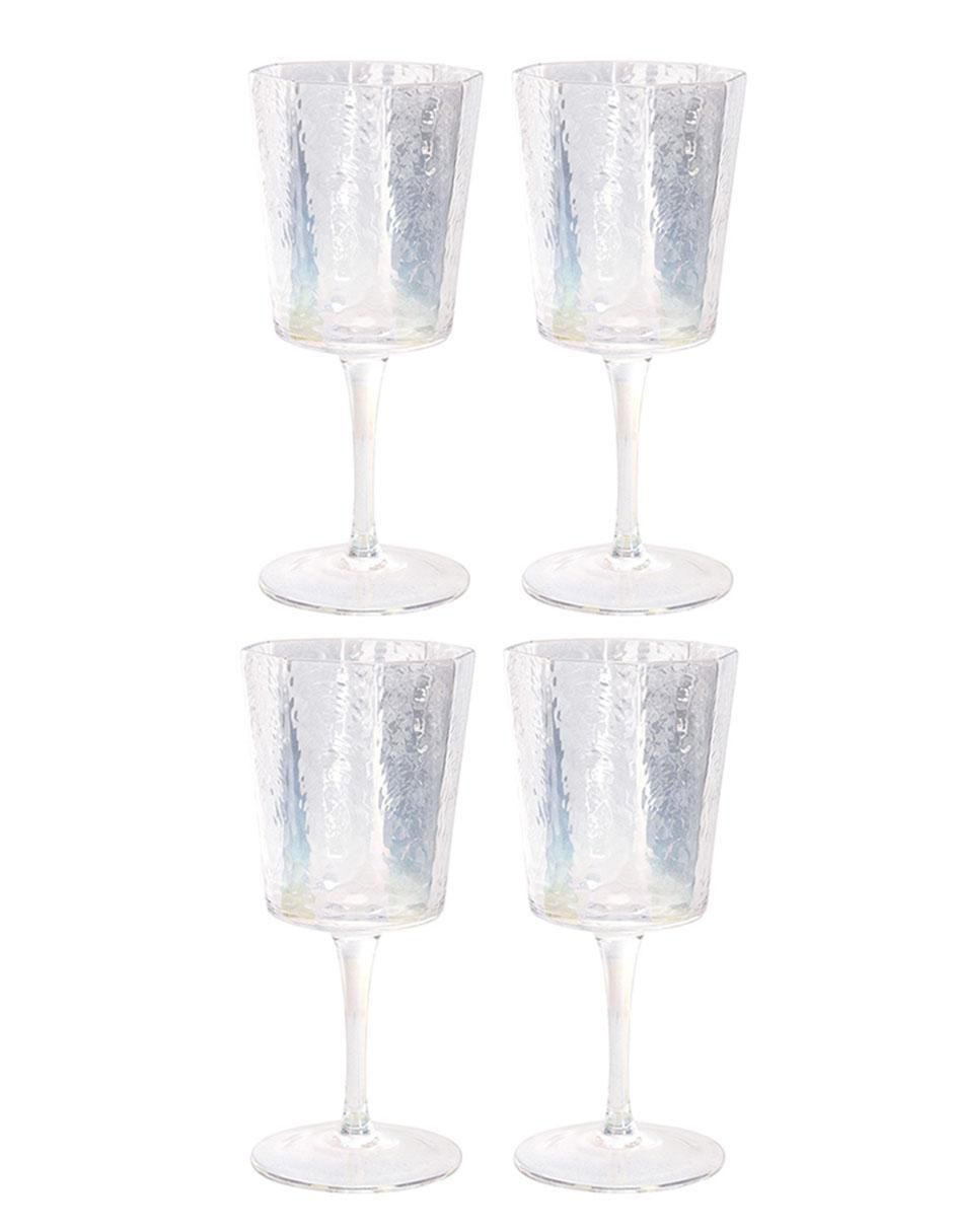 Set de copas para vino de vidrio 2