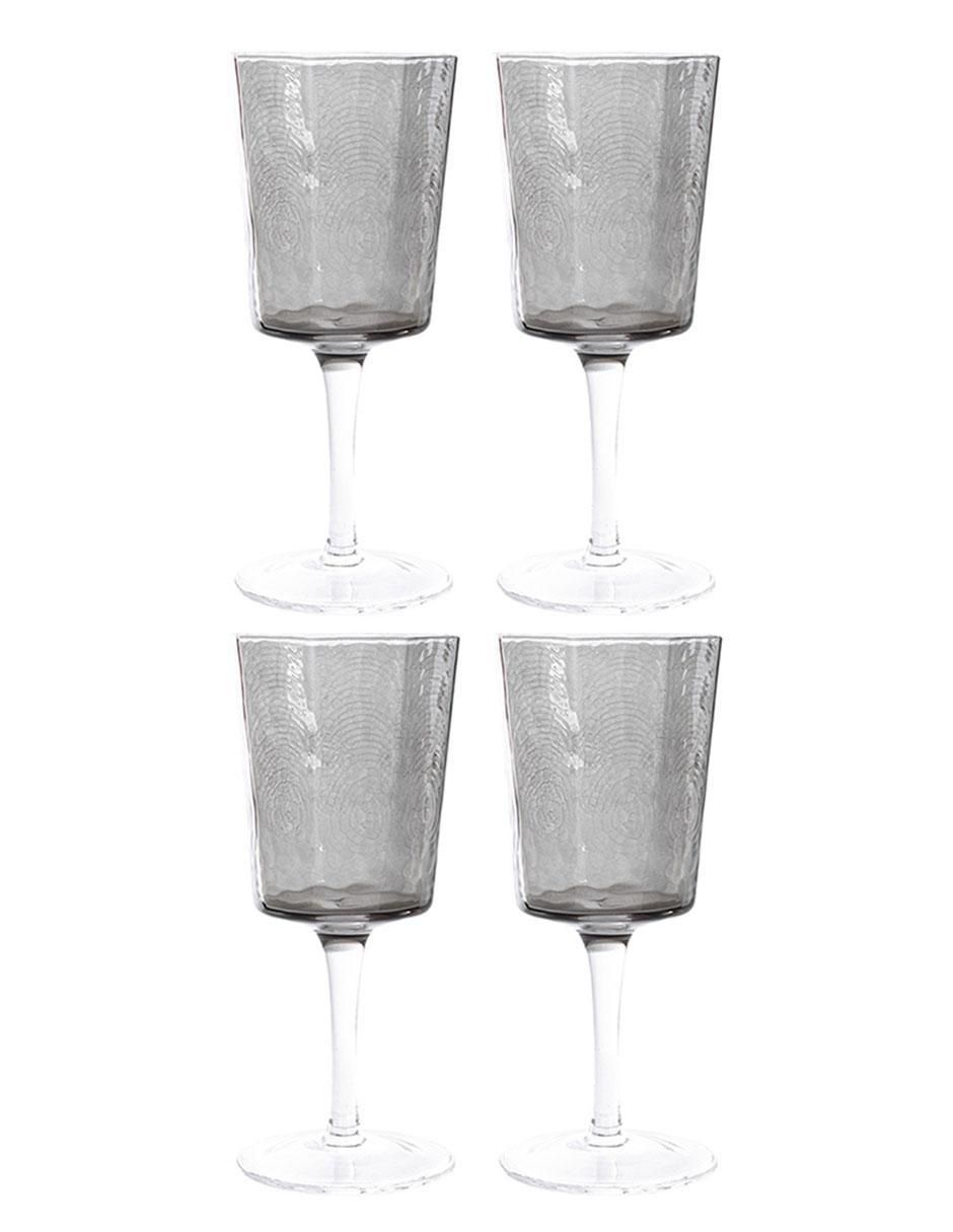 Set de copas para vino de vidrio 2