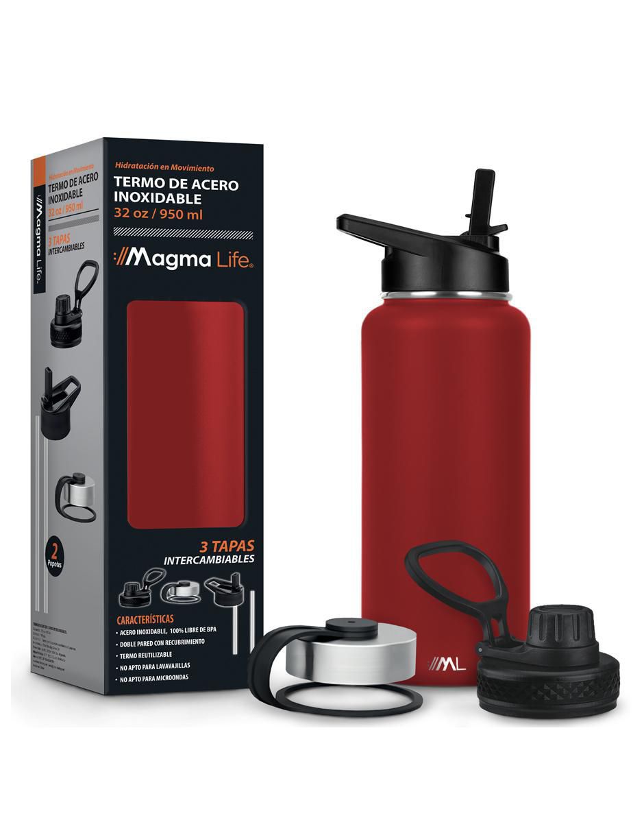 Termo de acero inoxidable con tapa rosca 950 ml