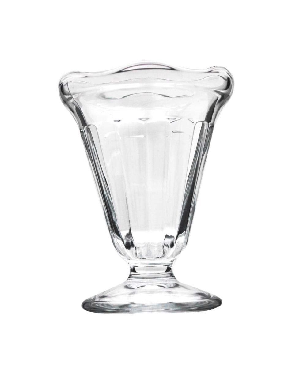 Set de copas para malteada de vidrio 2