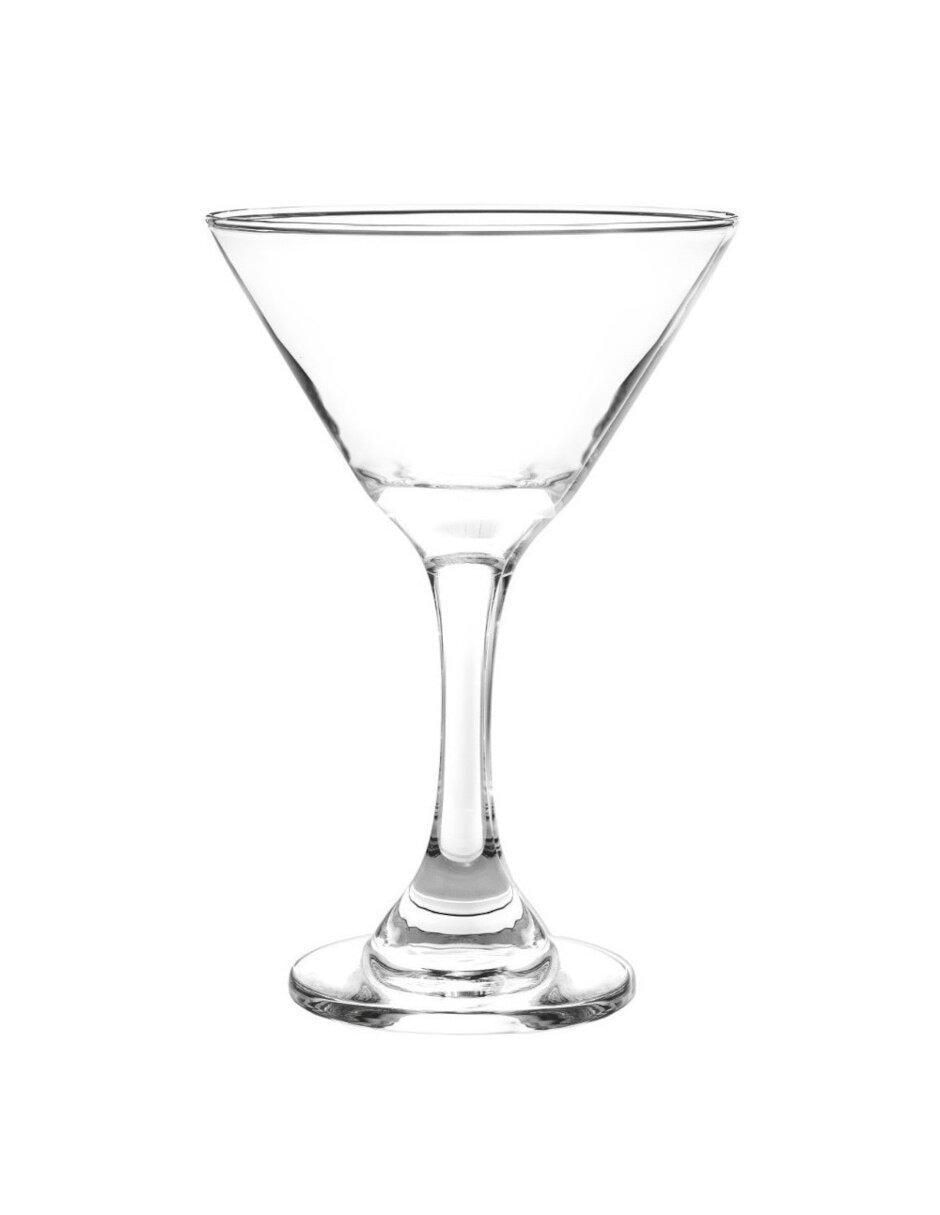 Set de copas para martini de vidrio 2