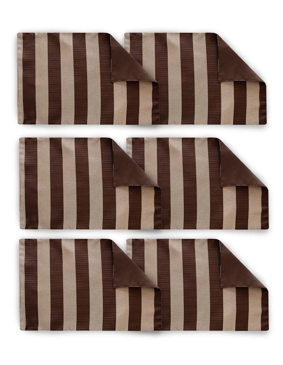 Set mantel individual rectangular de poliéster Capri