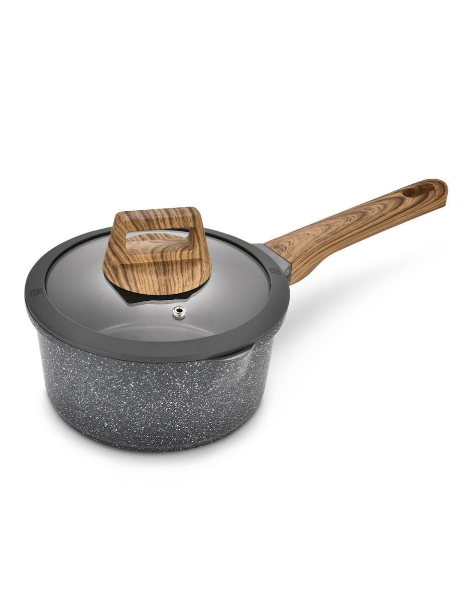 Batería de cocina Ceramic de aluminio anodizado antiadherente cerámica 12 piezas 2
