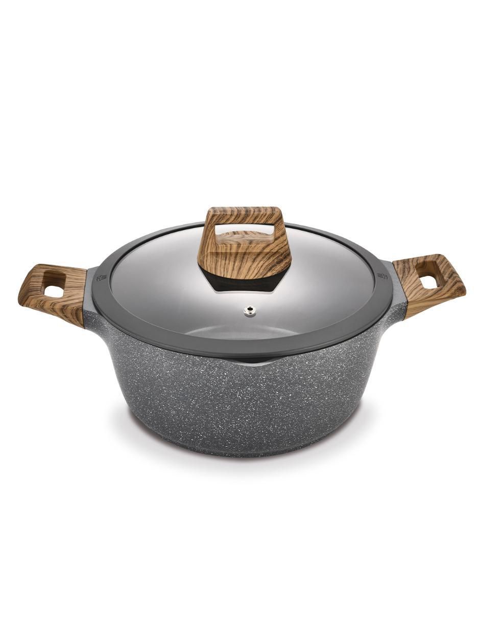 Batería de cocina Ceramic de aluminio anodizado antiadherente cerámica 12 piezas 3