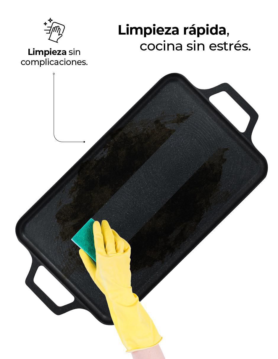Comal aluminio anodizado 6
