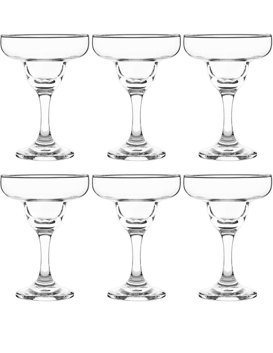 Set de copas para margarita de vidrio Set de copas para margarita de vidrio