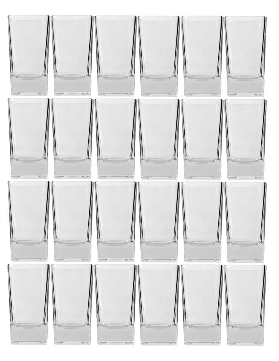 Set de tequileros de vidrio con 24 piezas 1