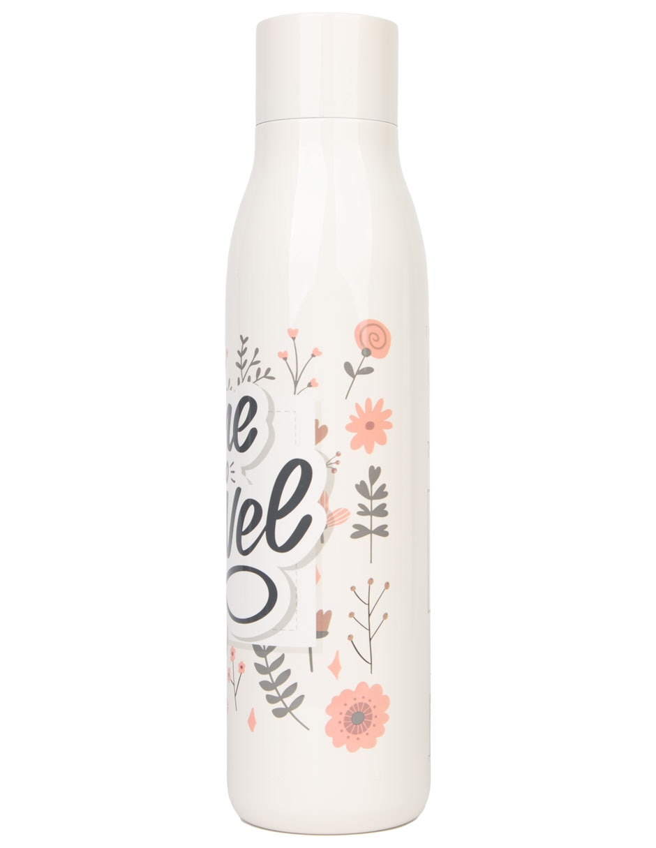 Termo doble pared de acero inoxidable con tapa rosca 750 ml 2