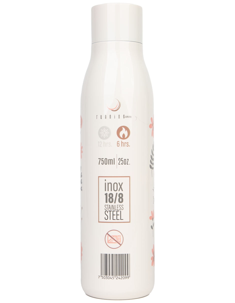 Termo doble pared de acero inoxidable con tapa rosca 750 ml 4
