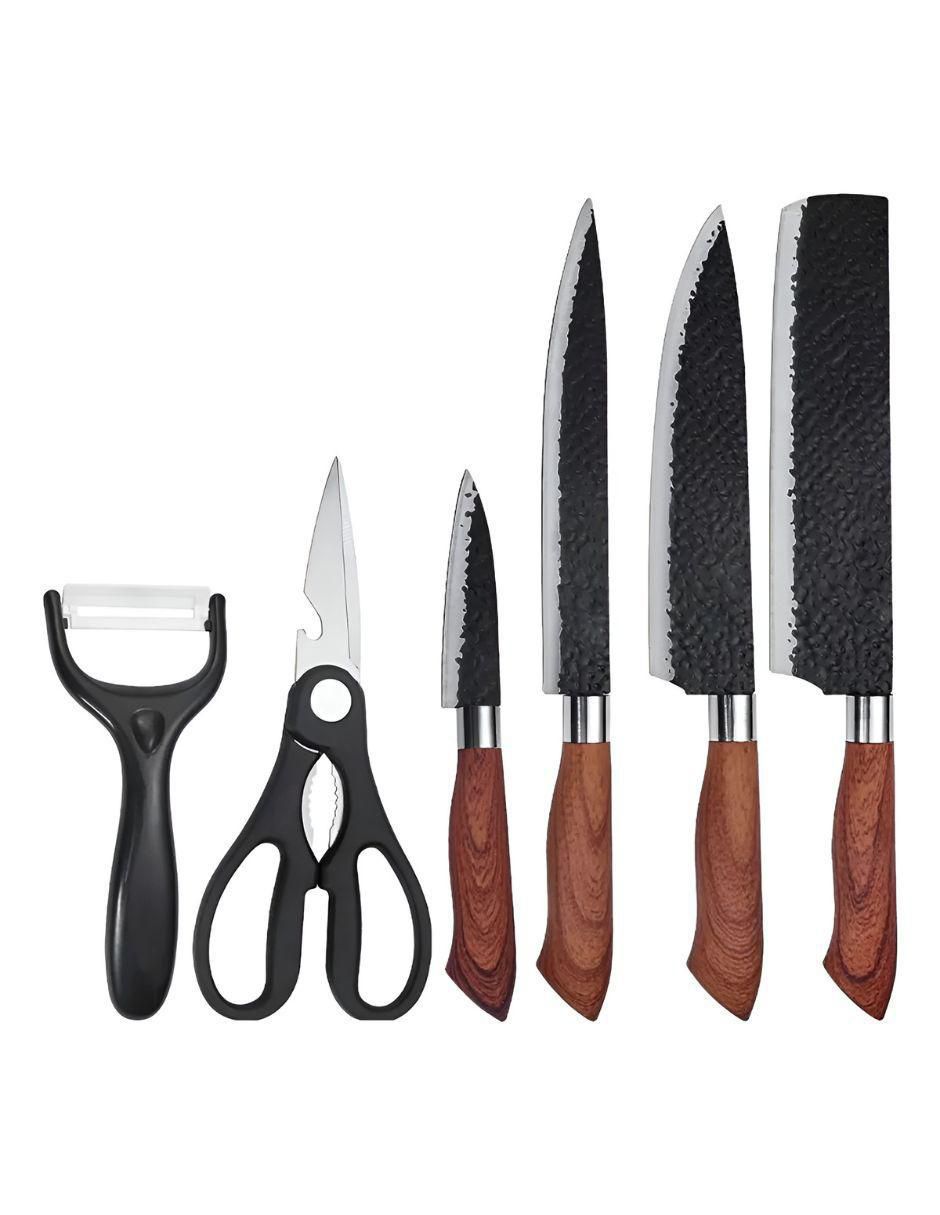 Set de cuchillos utilitario prokitchen 6 piezas