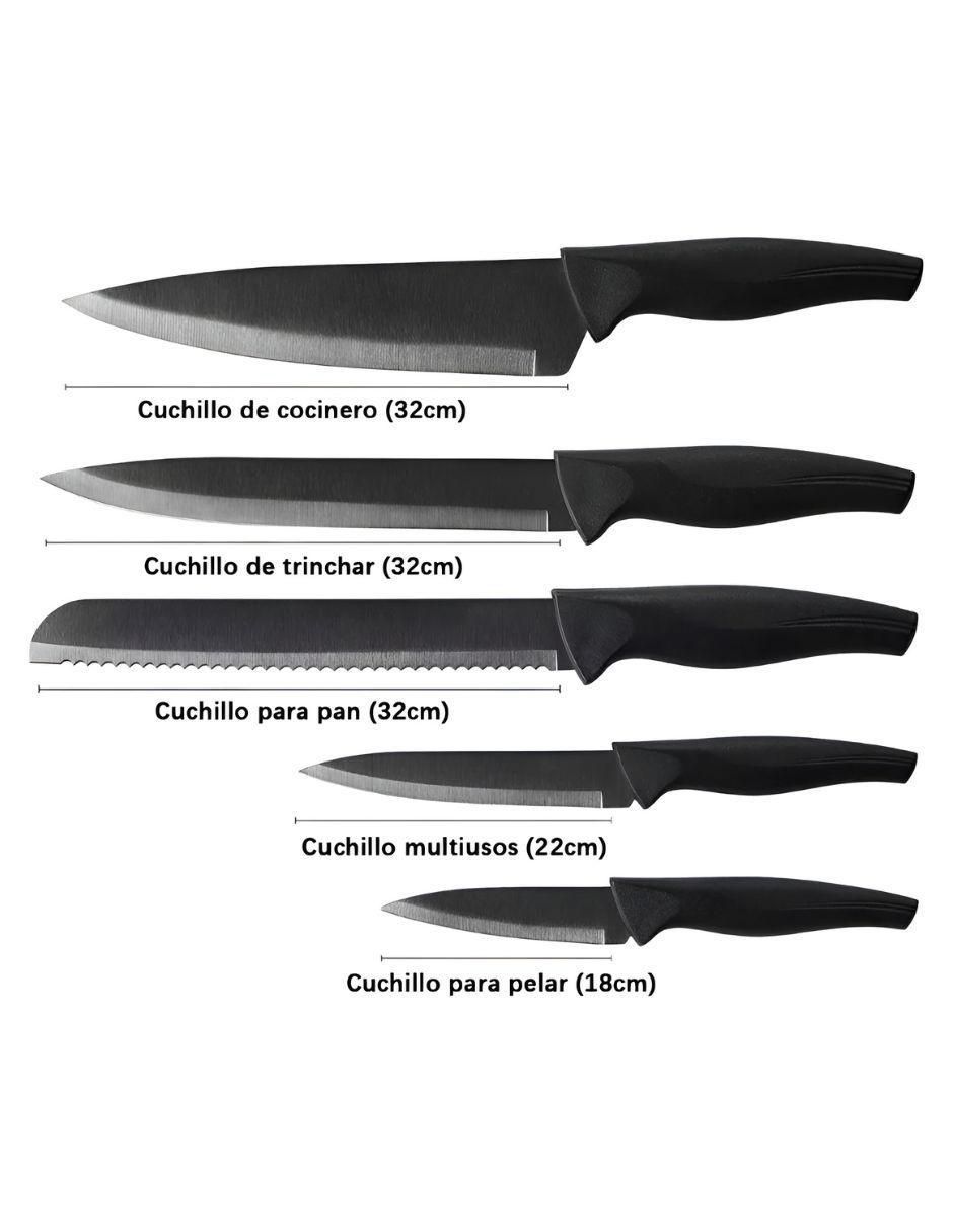 Set de cuchillos utilitario prokitchen 8 piezas 4