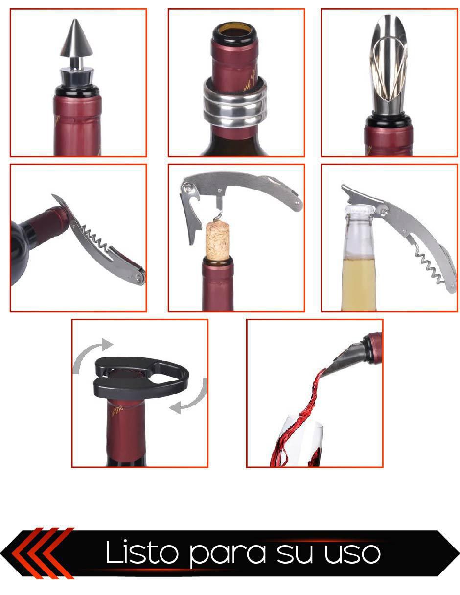 Set bar de acero inoxidable 2