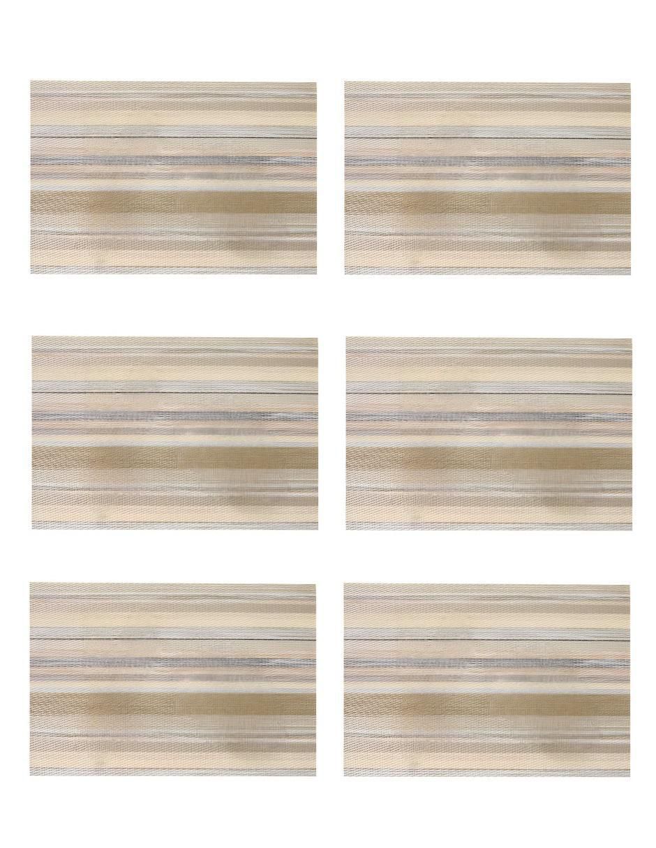 Set mantel individual rectangular de ratán pvc Set mantel individual rectangular de ratán pvc