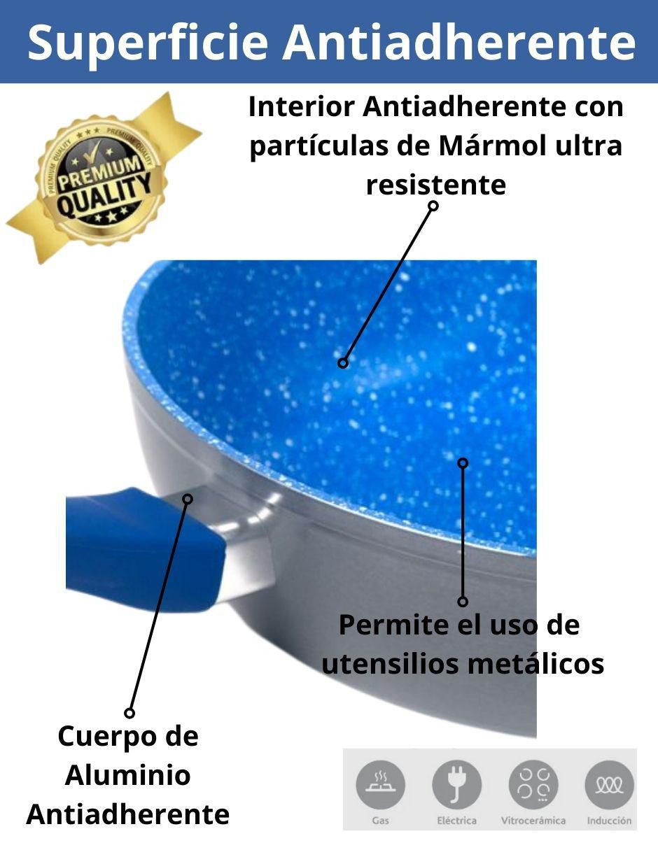 Batería de cocina de aluminio antiadherente cerámica 4 piezas 11