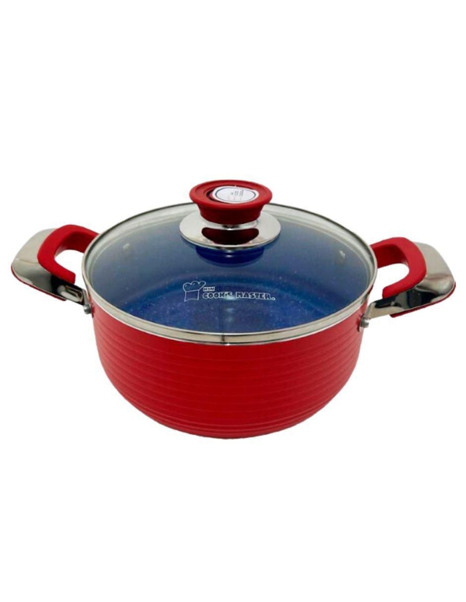 Batería de cocina de aluminio antiadherente minerales naturales 15 piezas 5