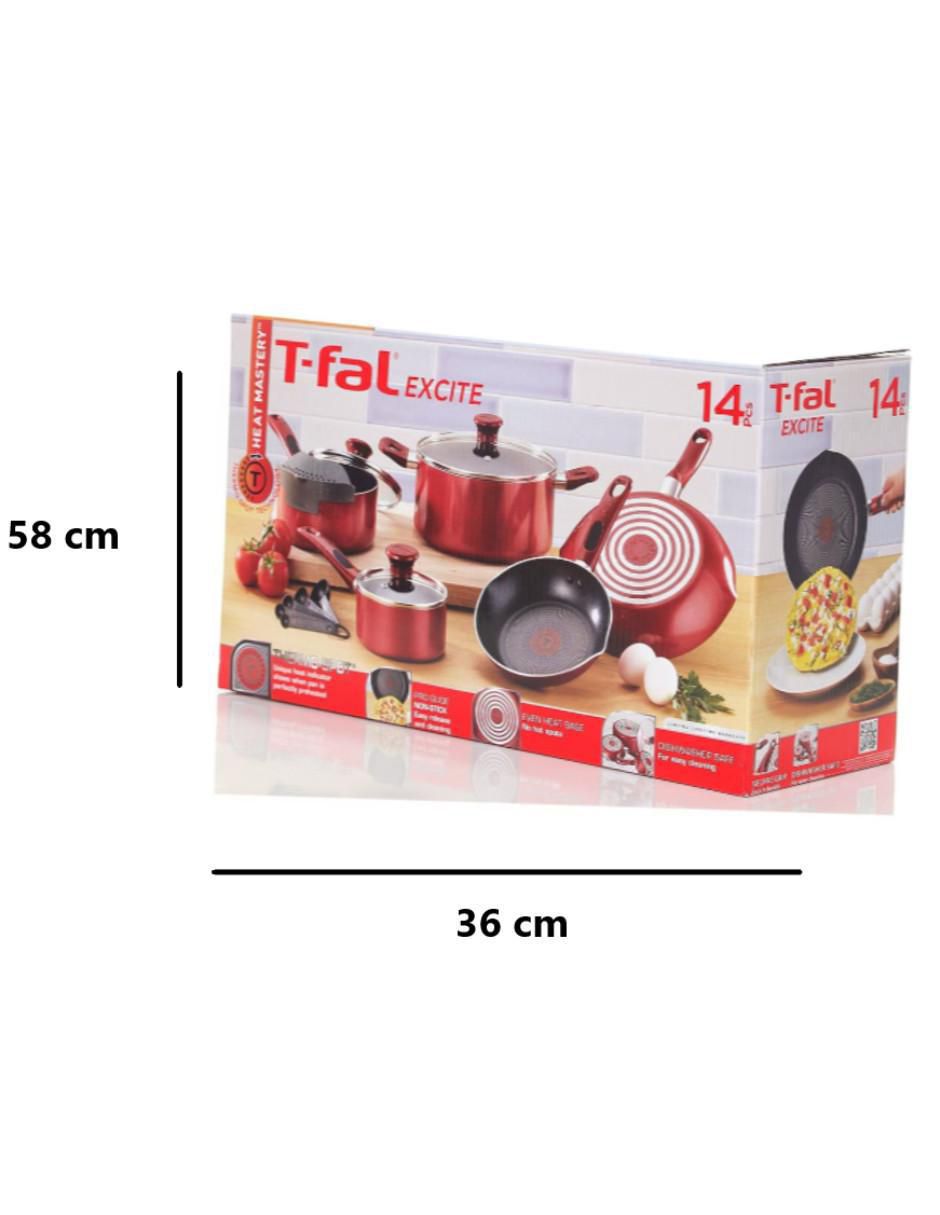 Batería de cocina de acero inoxidable antiadherente sin PFOA 14 piezas 4