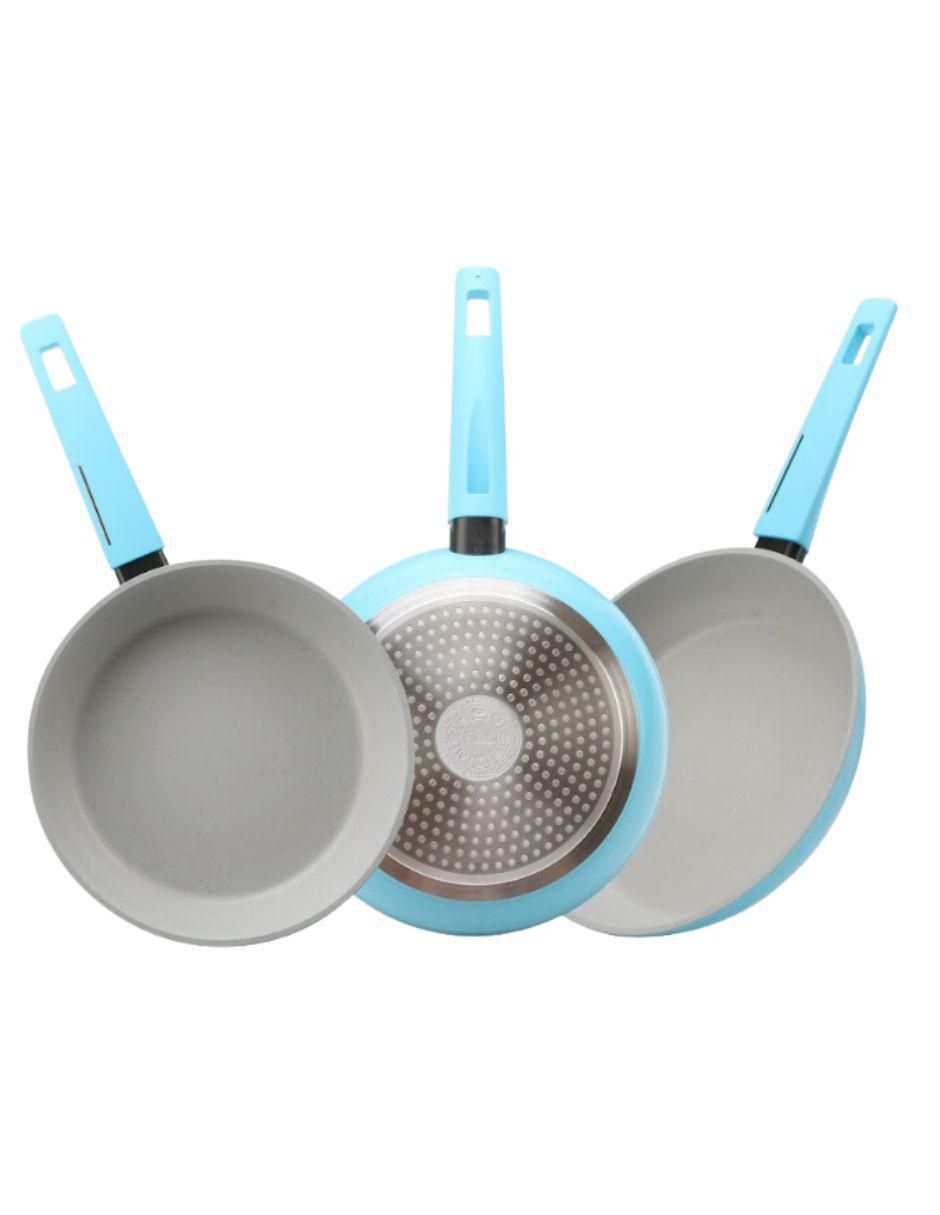 Set de sartenes Mármol de aluminio 3 piezas 5