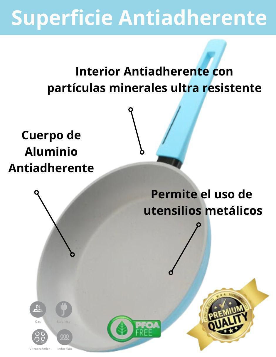 Set de sartenes Mármol de aluminio 3 piezas 9