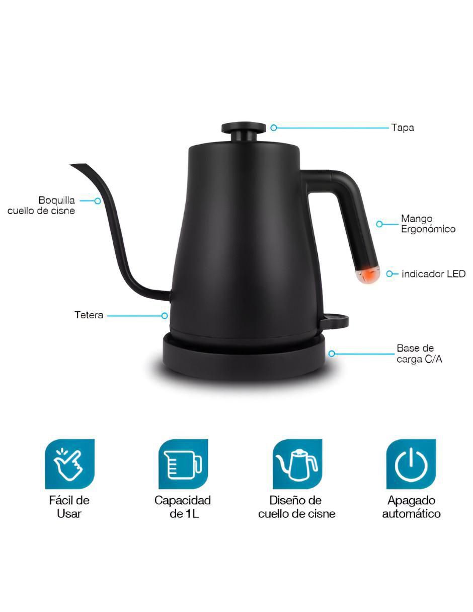 Tetera eléctrica de acero inoxidable 2