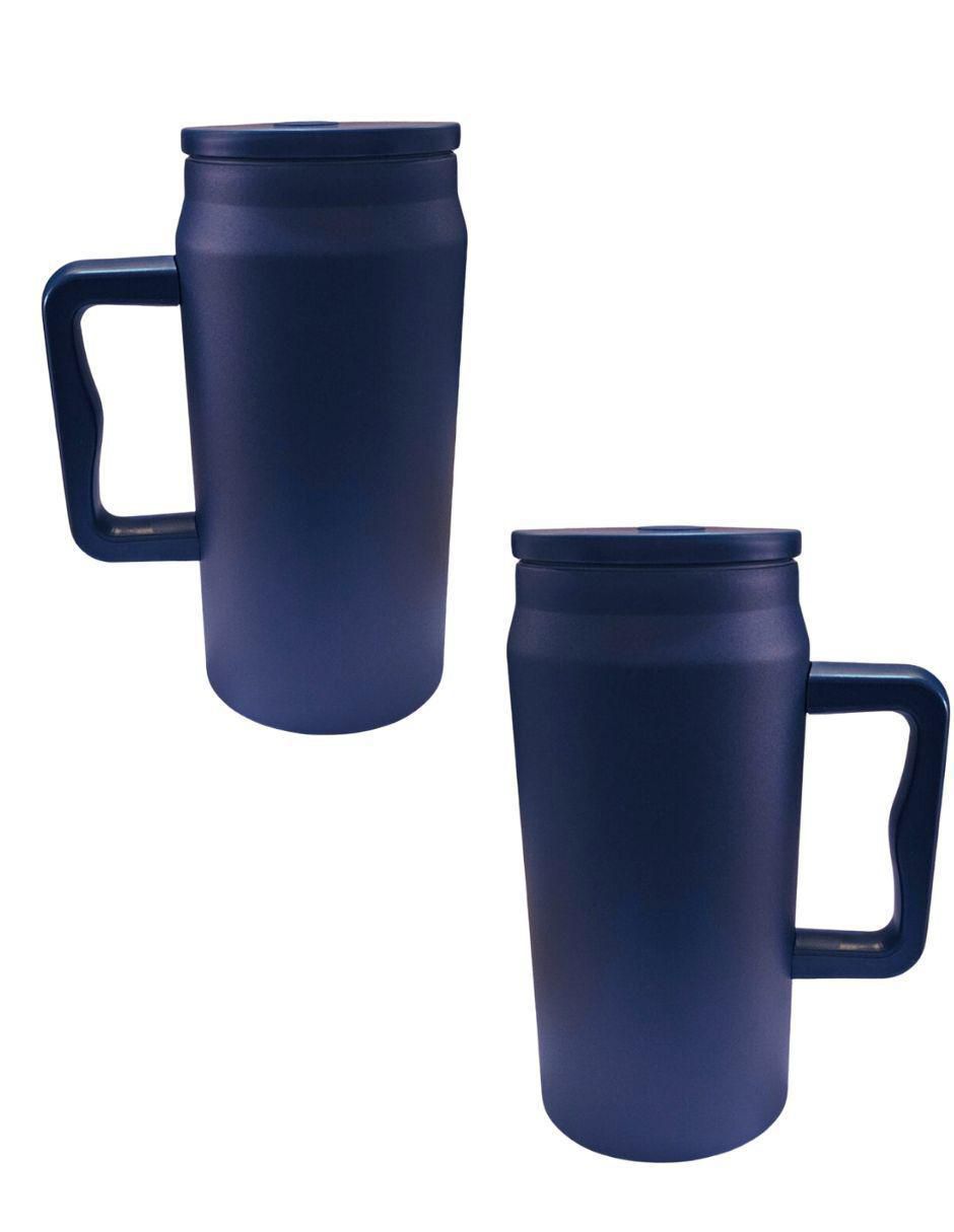 Termo doble pared de acero inoxidable con tapa rosca 1.5 L 2