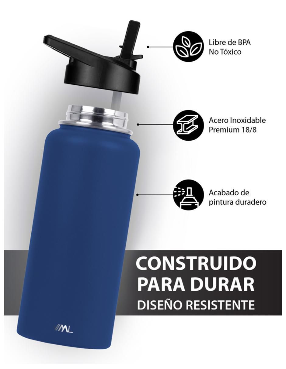 Termo 4 piezas "piezas" magma life "de" acero inoxidable sin familia "con tapa" rosca 950 ml
